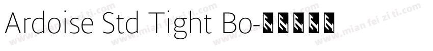 Ardoise Std Tight Bo字体转换